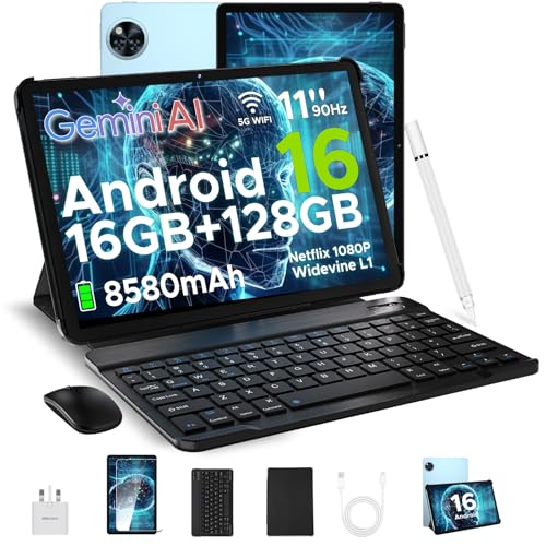 DOOGEE U11 Android 16 Tablet with Keyboard, Gemini AI Android